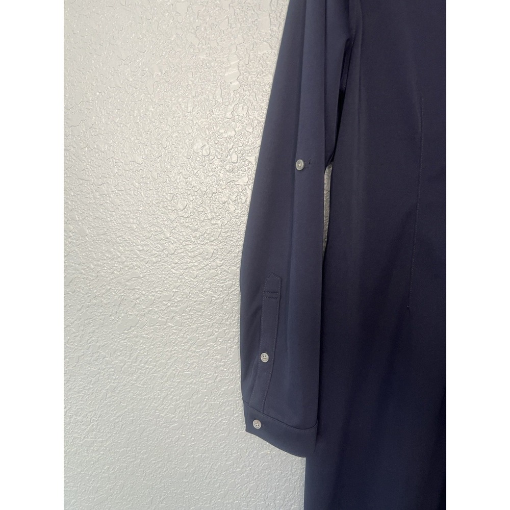 J Crew Navy Button Down Shirt Dress Size Small - Picture 5 of 9
